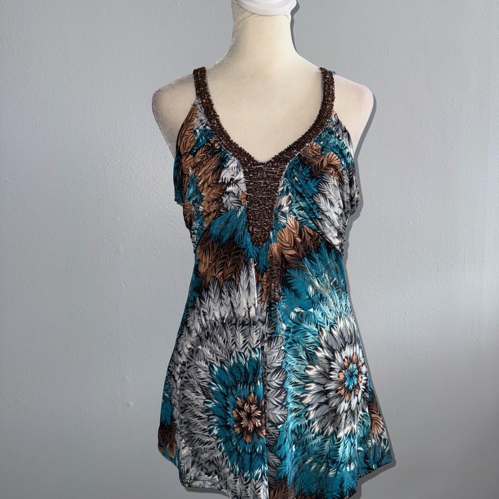 Boston Proper Beaded Top
